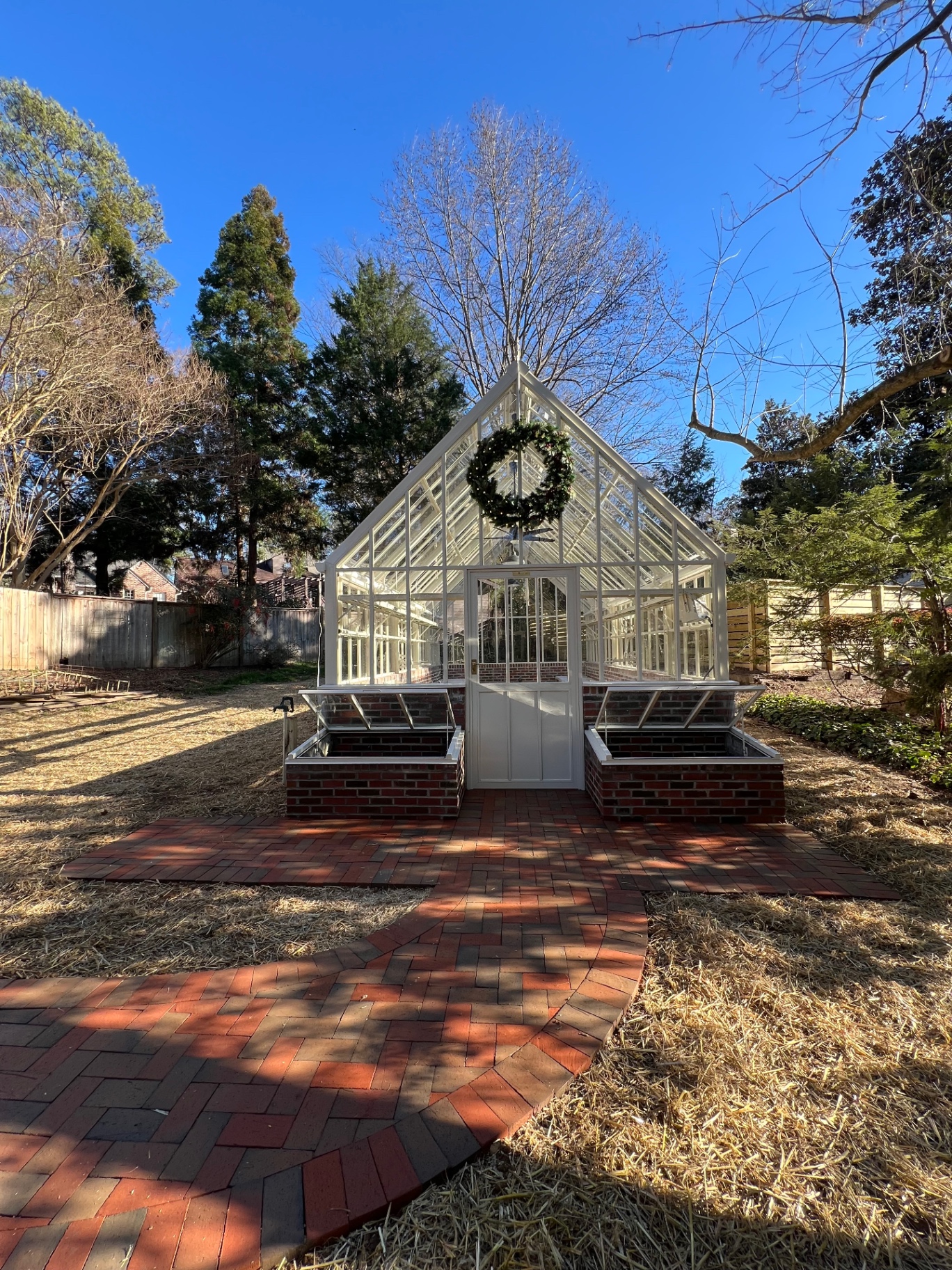 Backyard transformation with pavers and landscaping